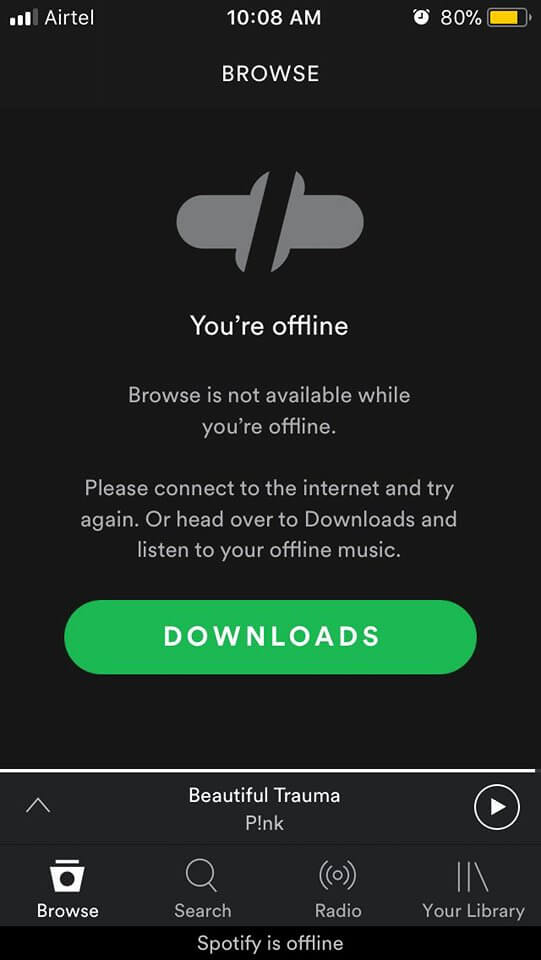 Spotify pc app not adding liked songs