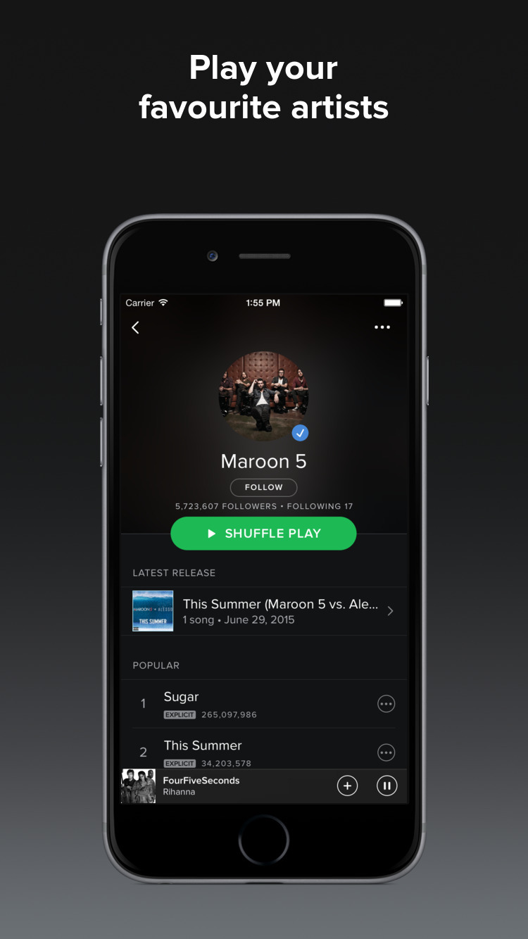 Can You Download Spotify On Iphone 4